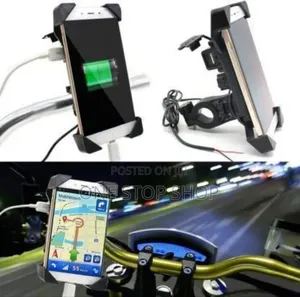 Bike Usb Phone Charger With Phone Holder
