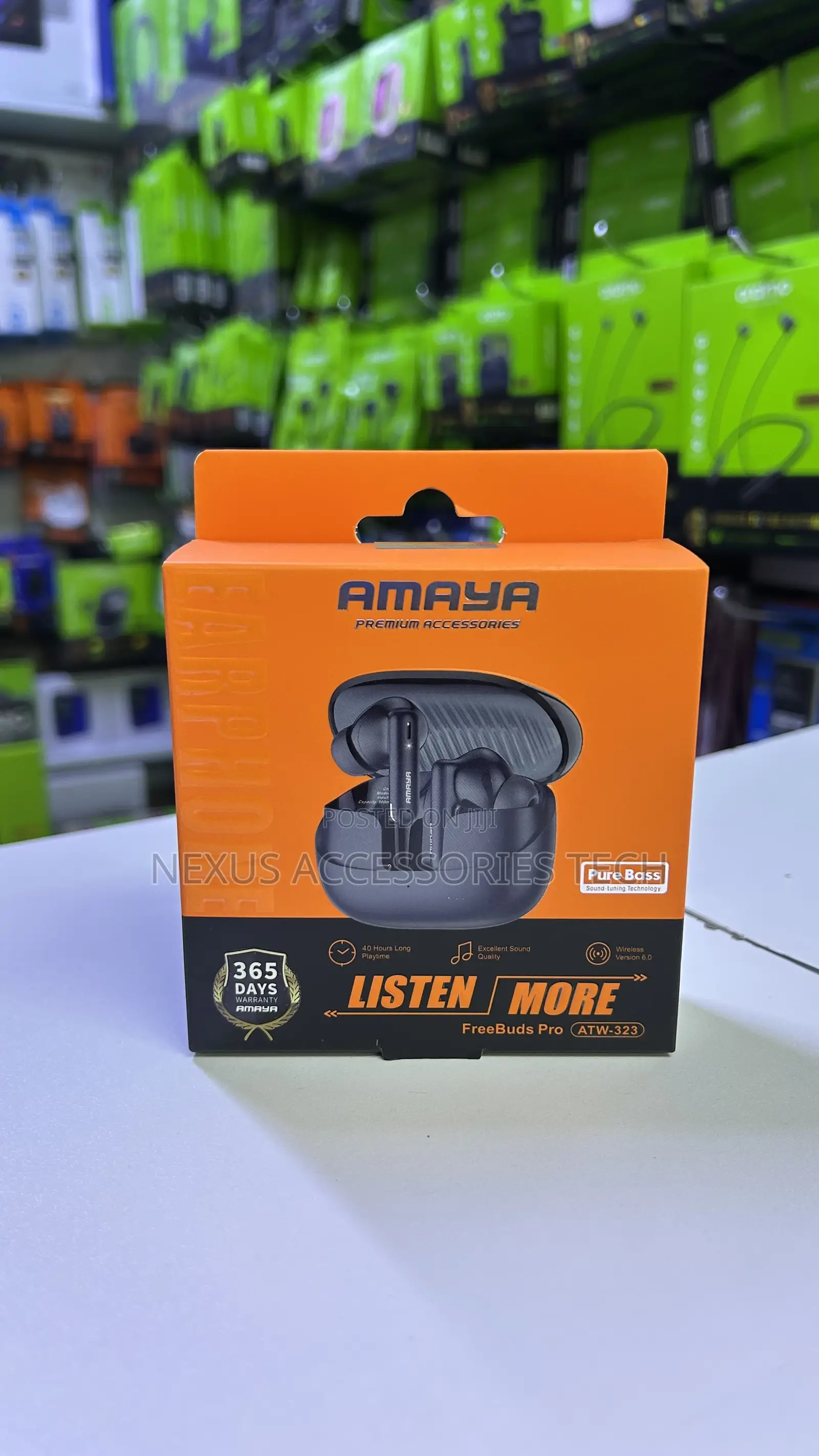 Amaya Freebuds Pro-Wireless Earbuds/Clear Sound and Long Battery