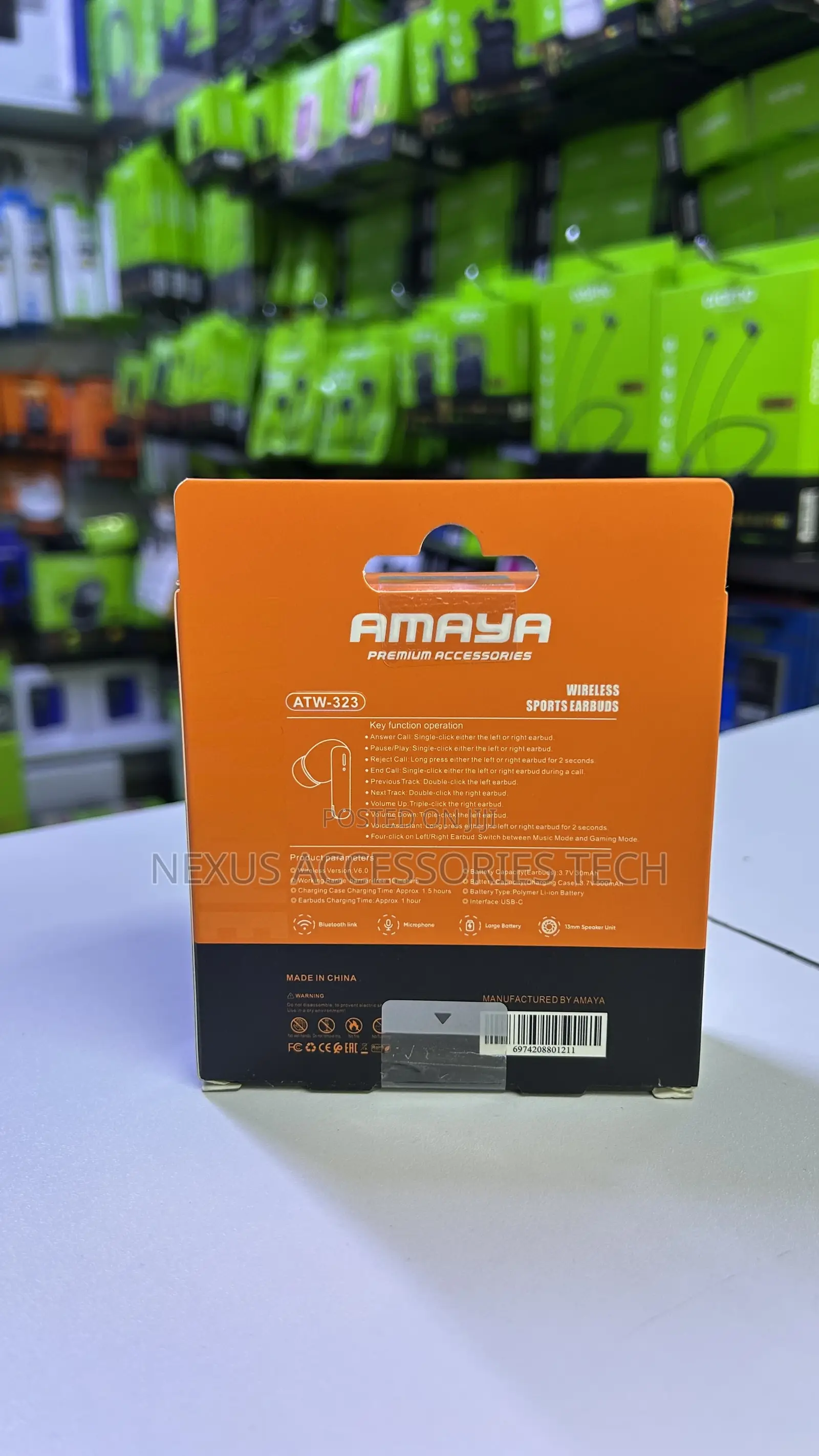 Amaya Freebuds Pro-Wireless Earbuds/Clear Sound and Long Battery