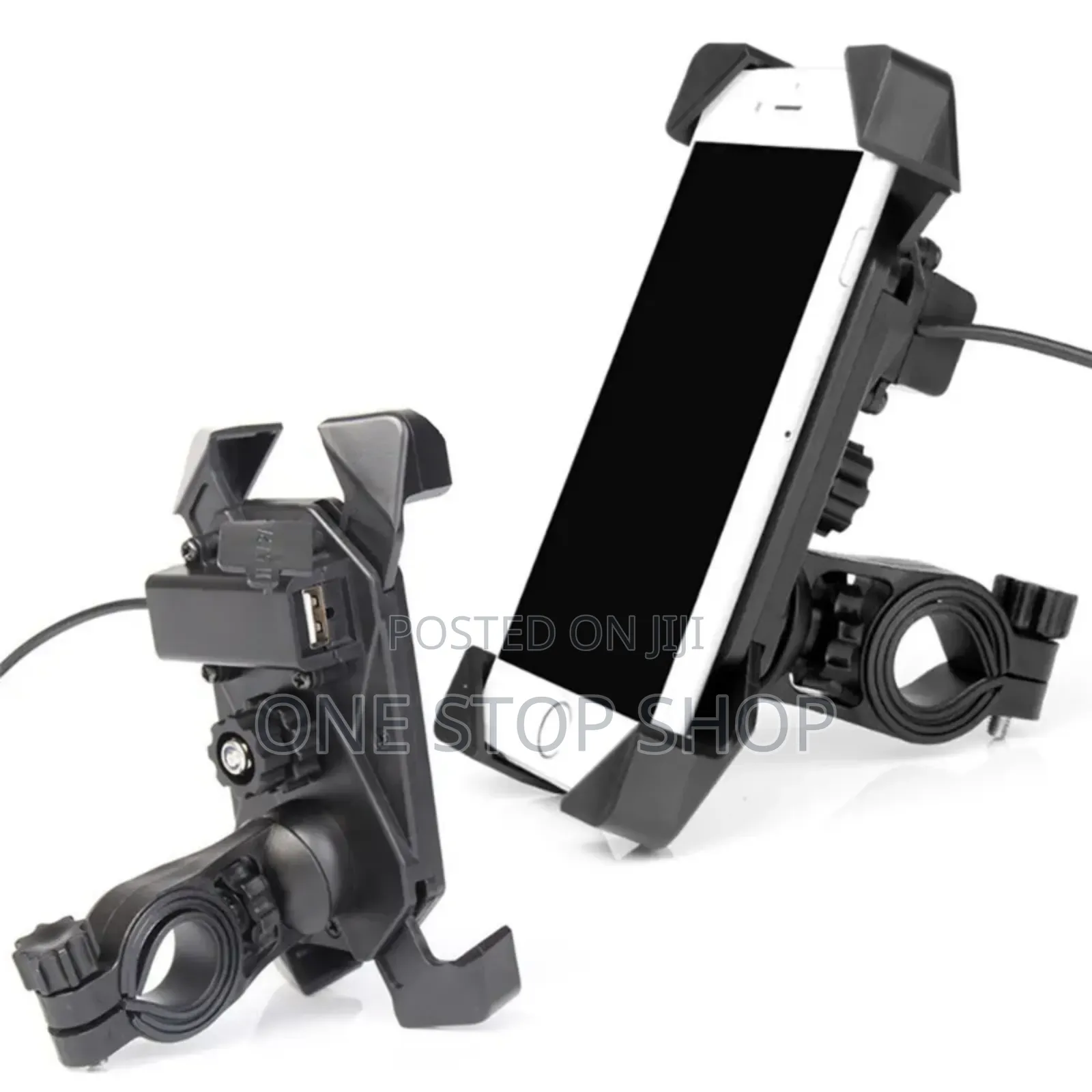 Motorcycle Phone Mount Holder Wiusb Charger Fit 3.5_6.5inches Phones