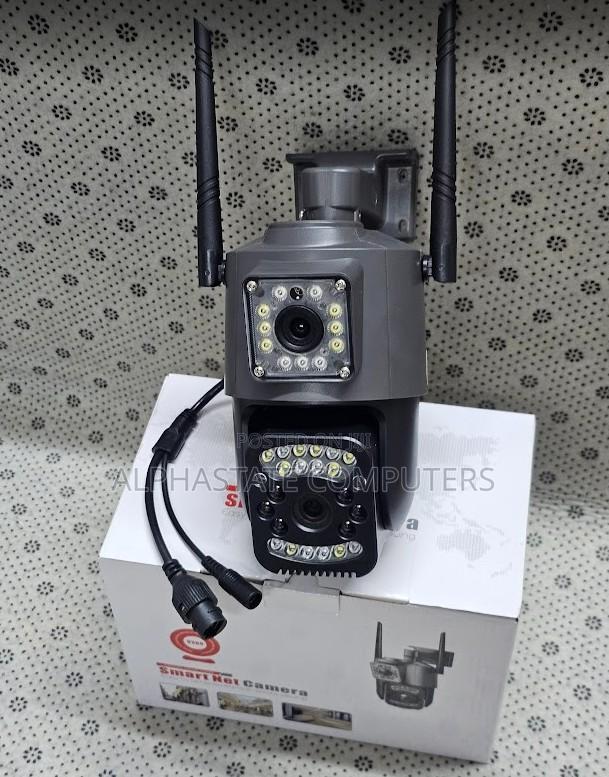 Dual Lens PTZ Camera 4g and Lan Outdoor PTZ Night Vision Camera