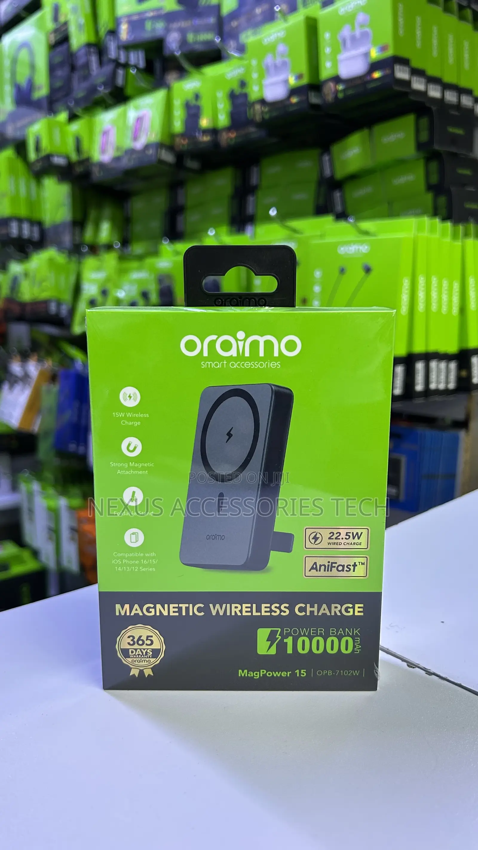 Oraimo Wireless Powerbanks-Fast Charging and Portable