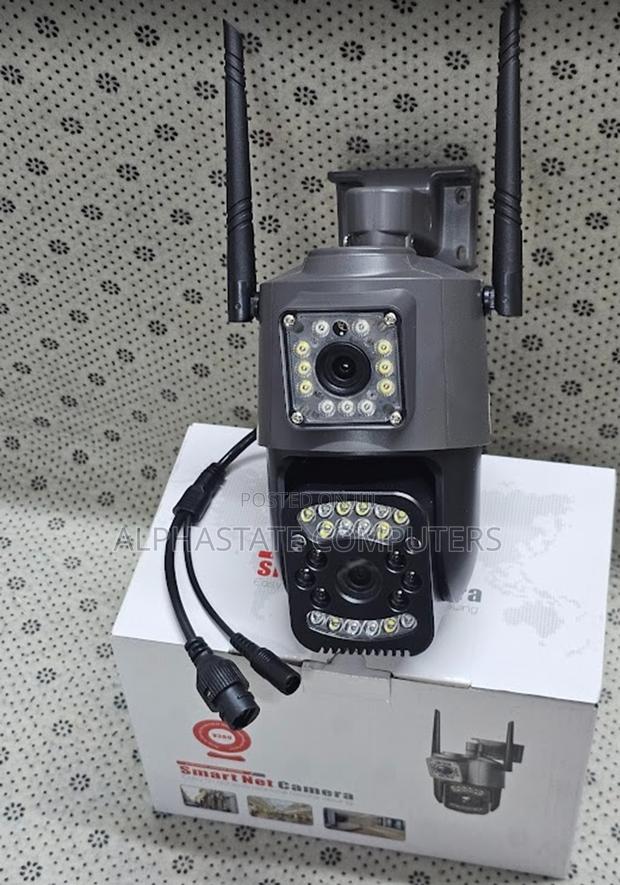 Dual Lens PTZ Camera With 4g and Lan Port Outdoor Night Vision Camera
