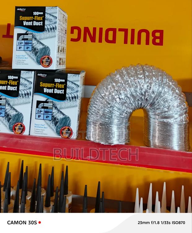 4" Air Vent Duct 2.4 Metres - thumbnail 2