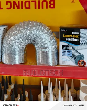 100mm Air Vent Duct 2.4 MTRS