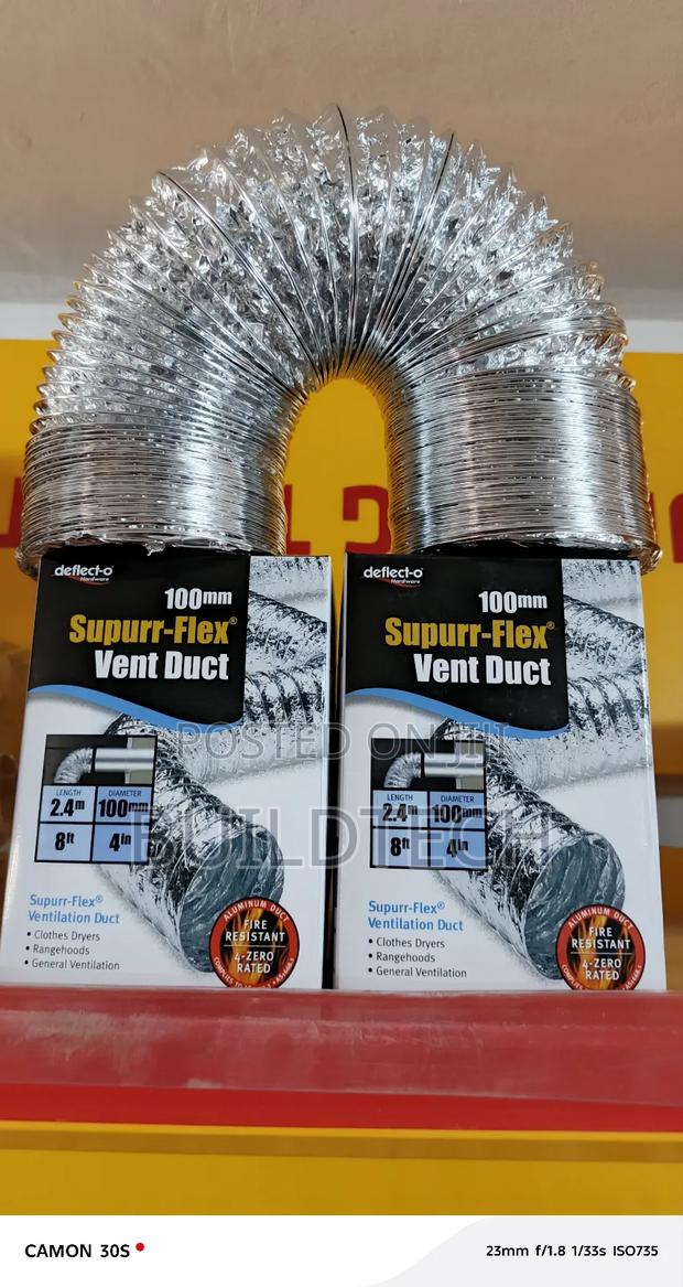 2.4m Hvac Vent Duct 4" - main view