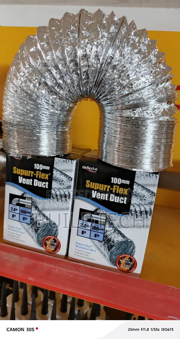 2.4m Hvac Vent Duct 4" - thumbnail 2