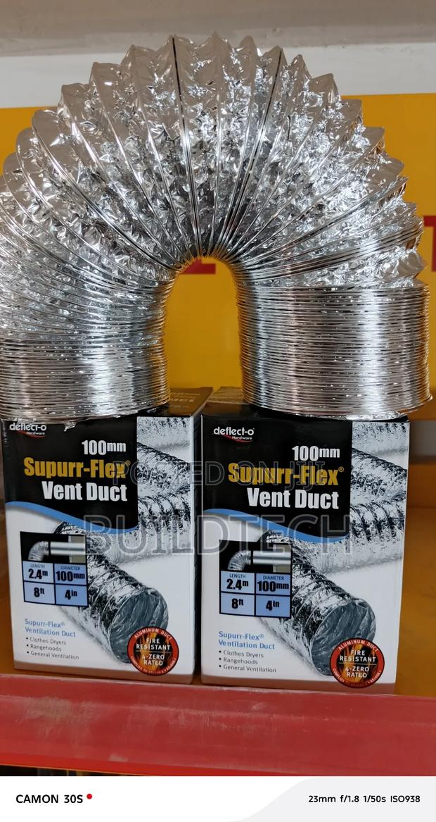 2.4m Exhaust Vent Duct 100mm