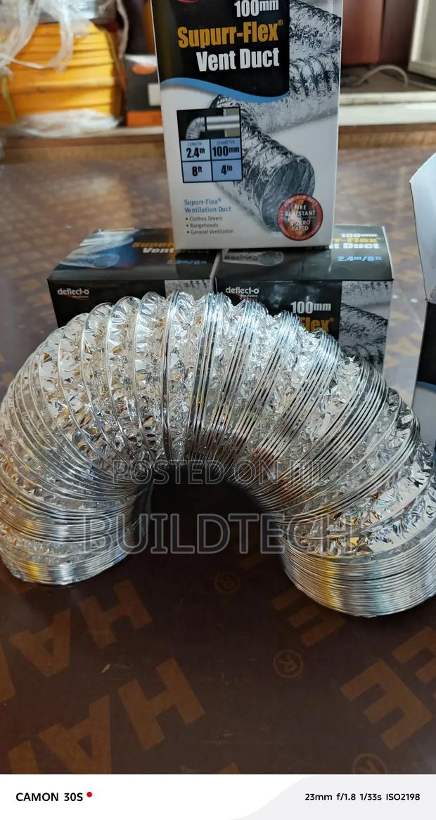 2.4m Exhaust Vent Duct 100mm - thumbnail 2