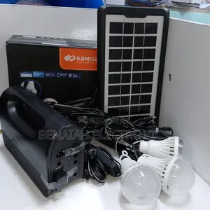 Portable Solar Lighting System Km 8017 Suitable for Camping