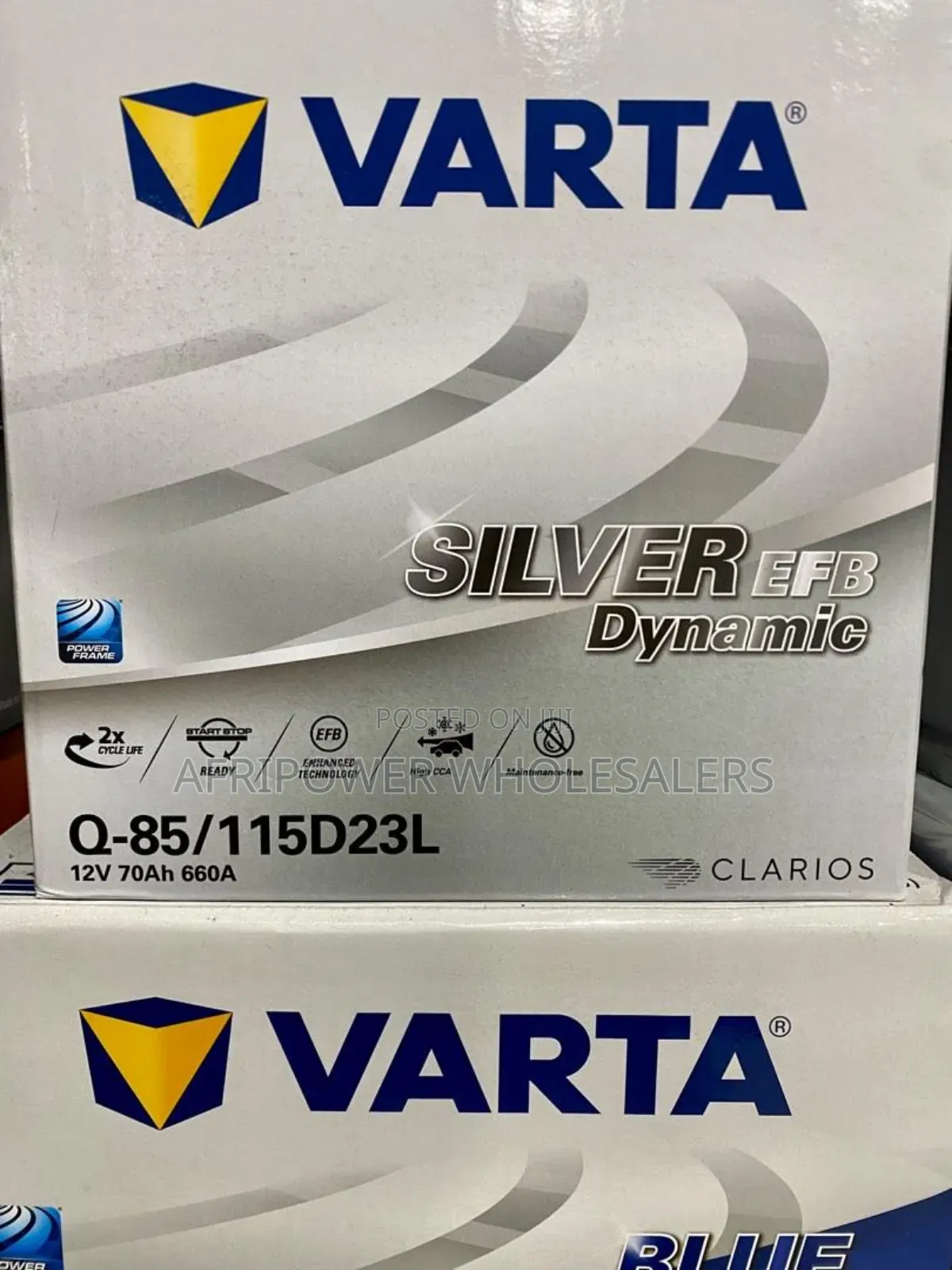 Varta Q85/ 115d23l Start - Stop Battery