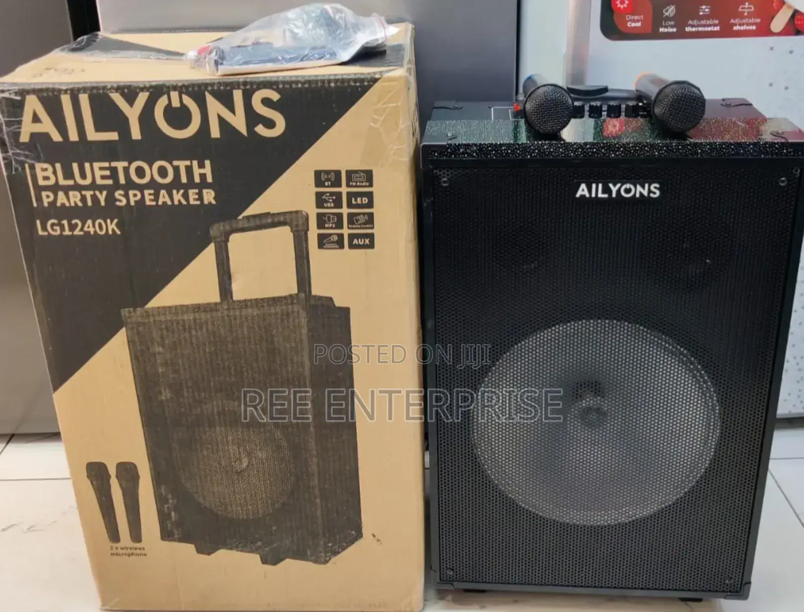10 Inch Ailyons Portable Speaker;