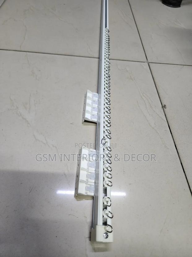 Aluminium Curtain Rails Single Chanel