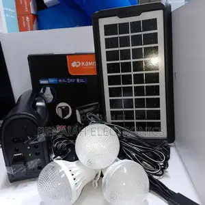 Kamisafe Solar Lighting Kit, Portable for Camping