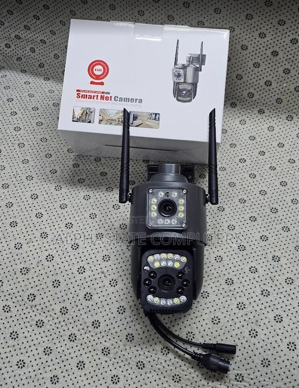 V380 Outdoor Smart Net Camera Dual Lens 4g and Lan PTZ CCTV Camera - main view