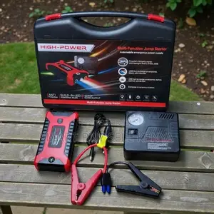 12v 99800mah Multi-Purpose Car Jump Starter With Air Compressor