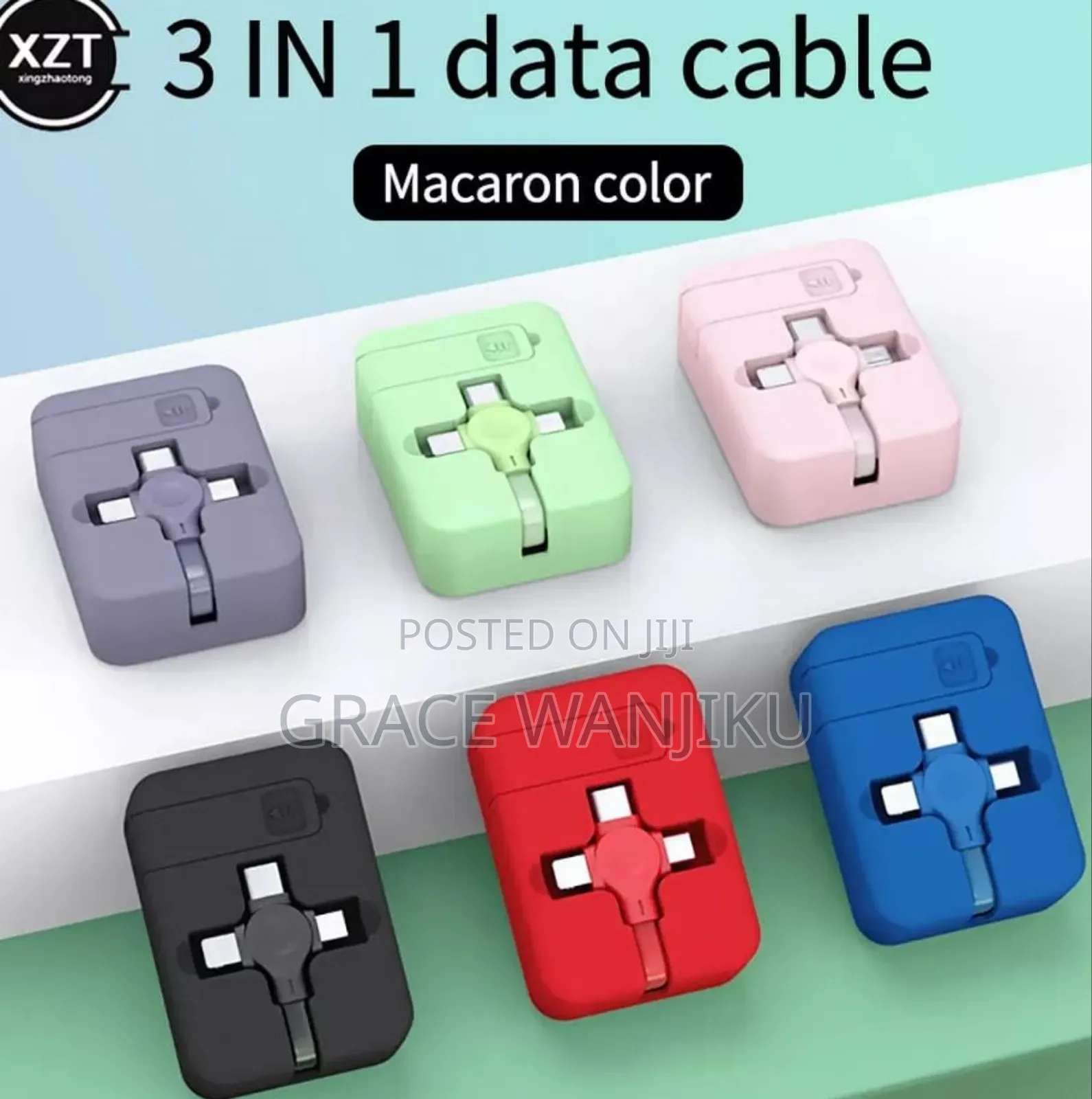 *3 in 1 Portable Retractable Charger*
