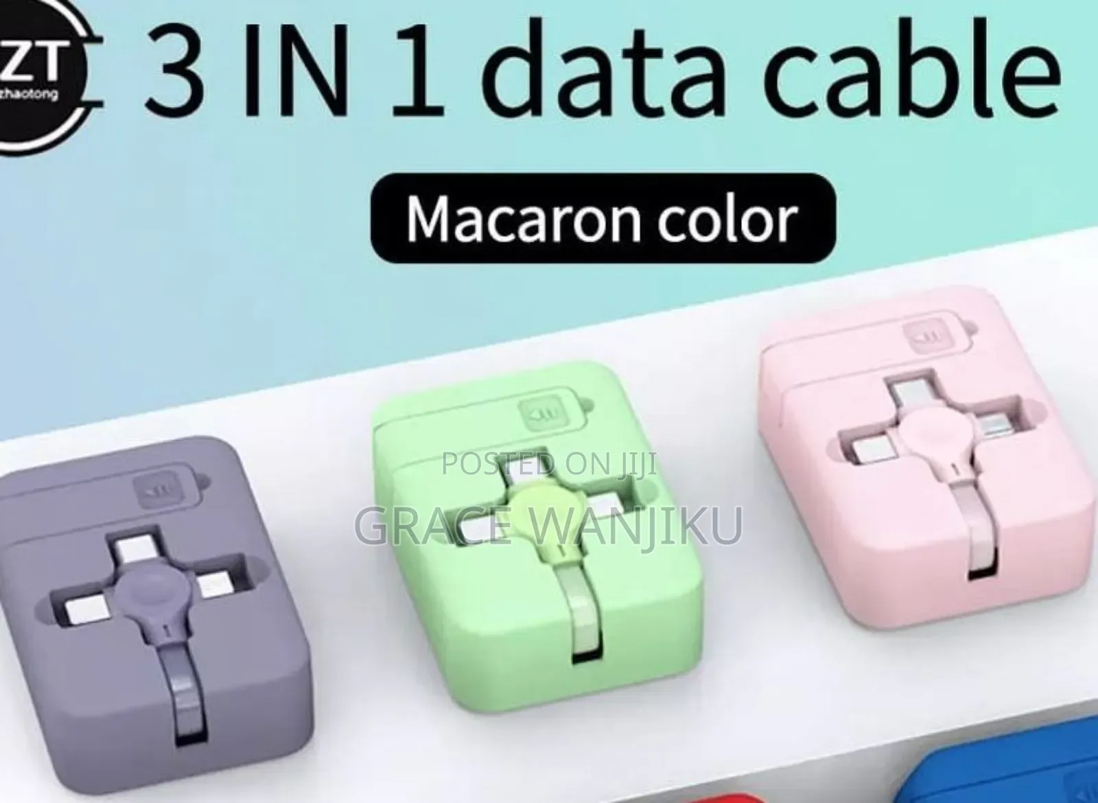 *3 in 1 Portable Retractable Charger*