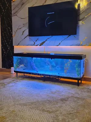 Led Aquarium Tv Console – Relaxation Built In