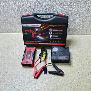 12v 99800mah Car Jump Starter Power Bank With Tire Inflator Secure