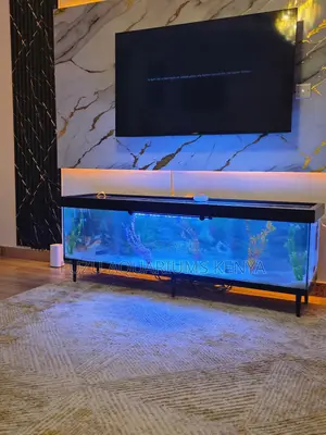 Designer Aquarium Tv Console – Elevate Your Space