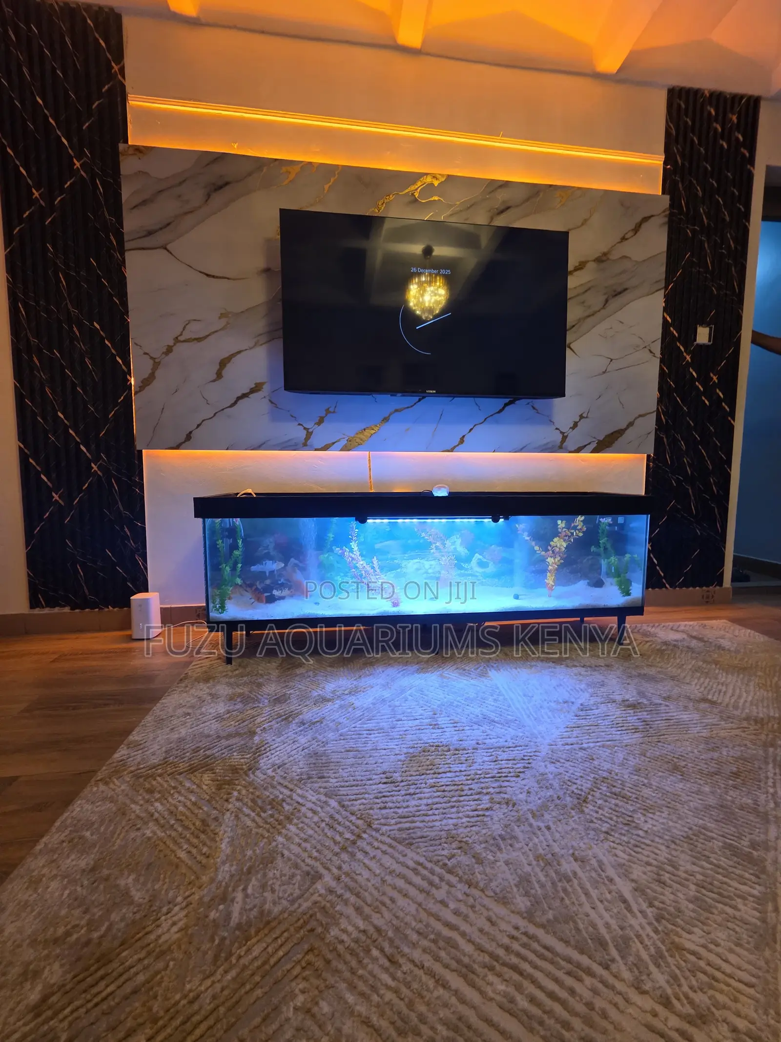 Luxury Led Aquarium Tv Stand – Calm Meets Comfort