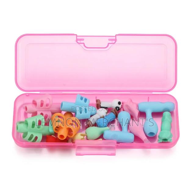 16 Silicone Ergonomic Writing Aid Pencil Grip Training Children's