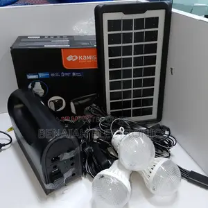 Efficient Kamisafe Solar Lighting Kit 3bulbs Phone Charger