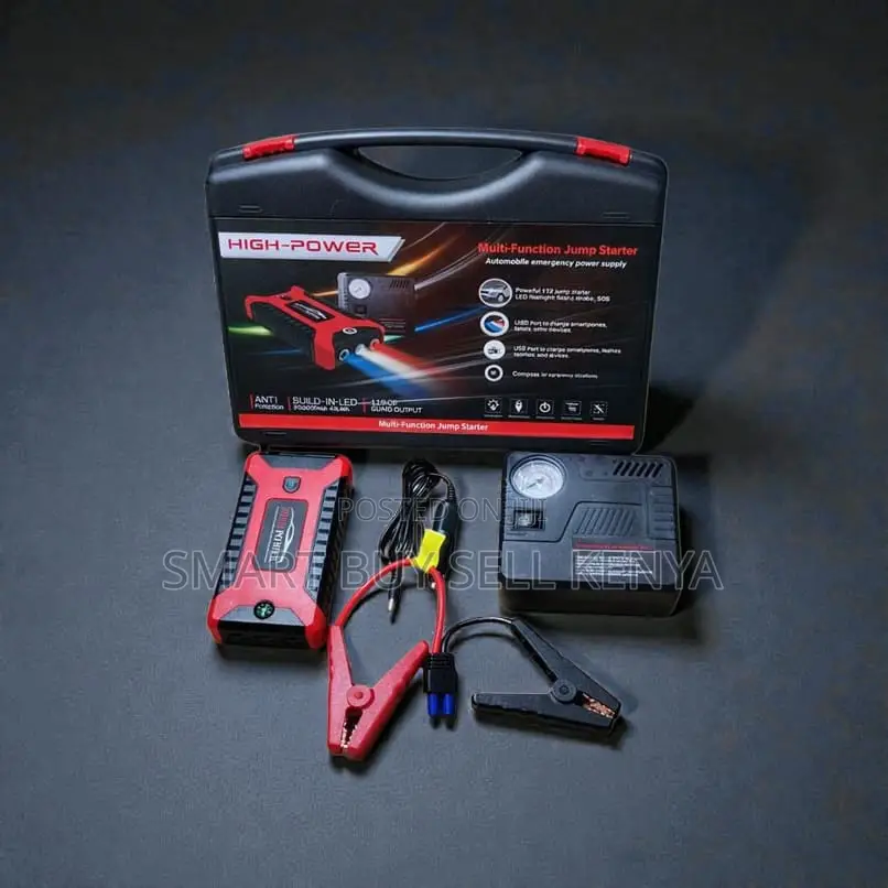 12v Car Jump Starter 99800mah With Power Bank Function - Inexpensive