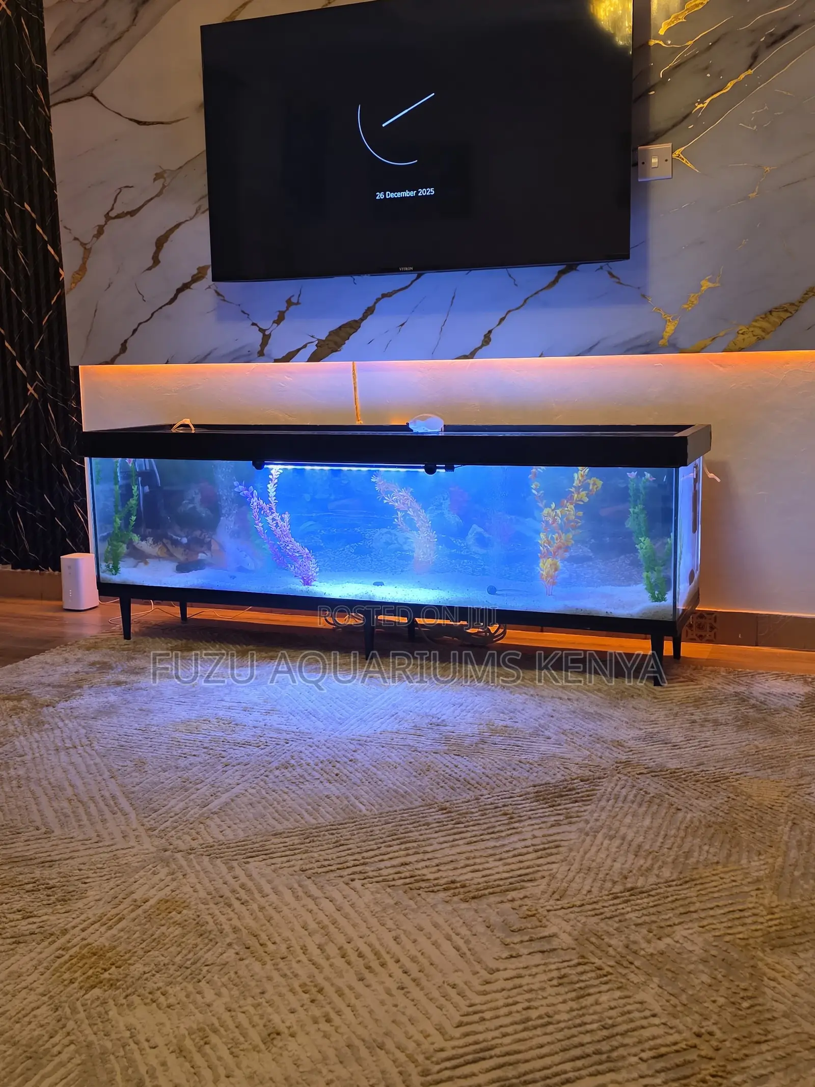 All-in-One Aquarium Tv Console – Style Made Simple