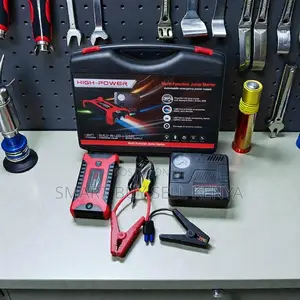99800mah 12v Vehicle Jump Starter With Tire Inflator for Emergency Use