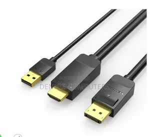 Vention Hdmi-a Male to Dp Male Hd Cable 1.5m Black