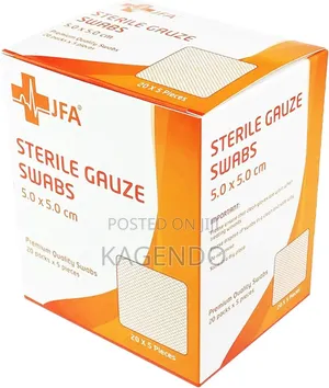 Cotton Gauze Swab 5×5cm Sterile (Pack of 100)
