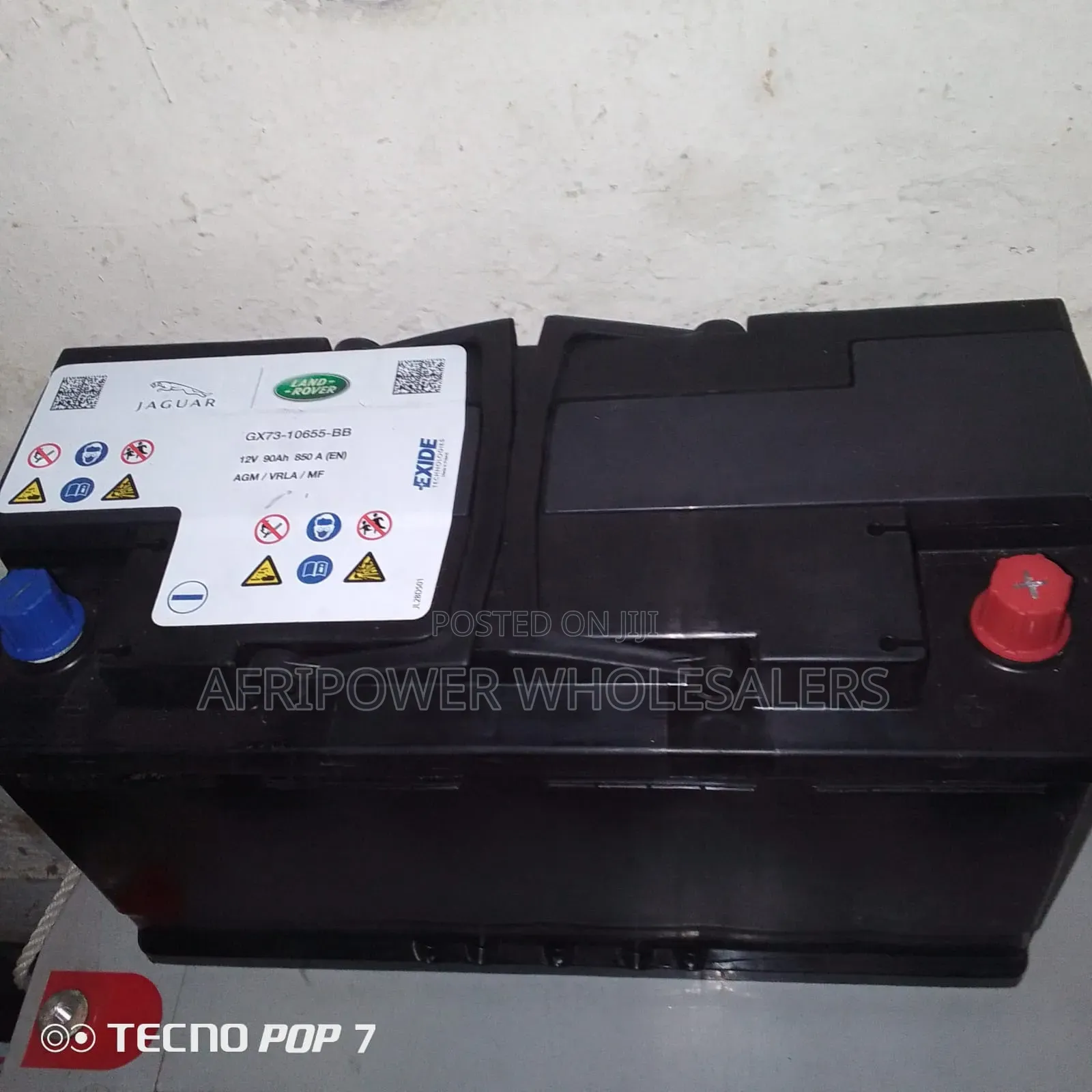 Vrla Landrover Din 90 Agm Car Battery