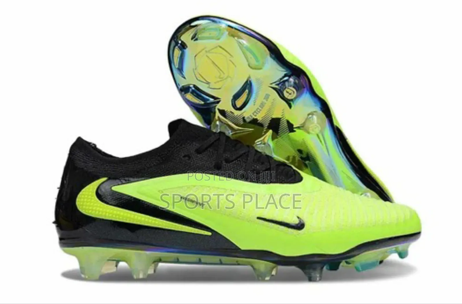 Nike Gx Six Phantom Low -Cut Football Boots Black and Green