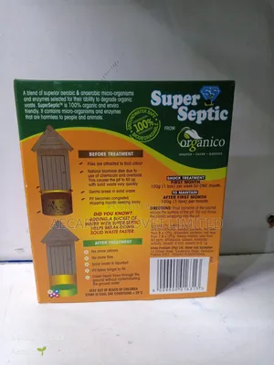 Super Septic Toilet Treatment 100g Organic Septic Biodigester