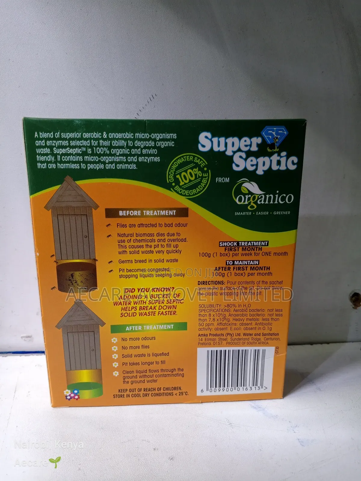 Super Septic Toilet Treatment 100g Organic Septic Biodigester