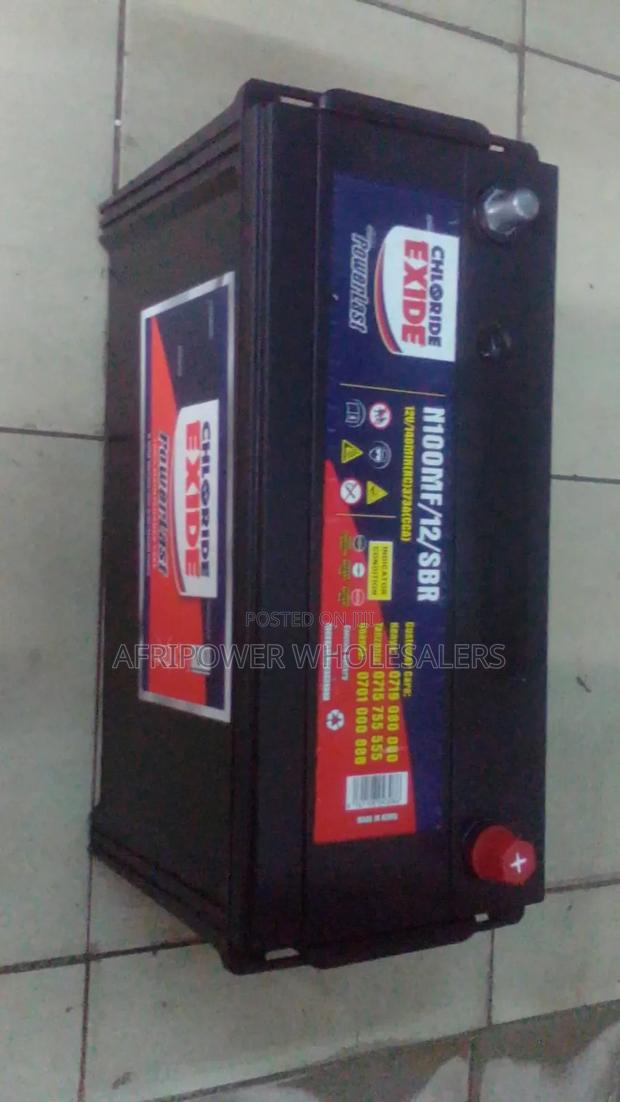 Chloride Exide N100 / 100ah Car Battery - thumbnail 2