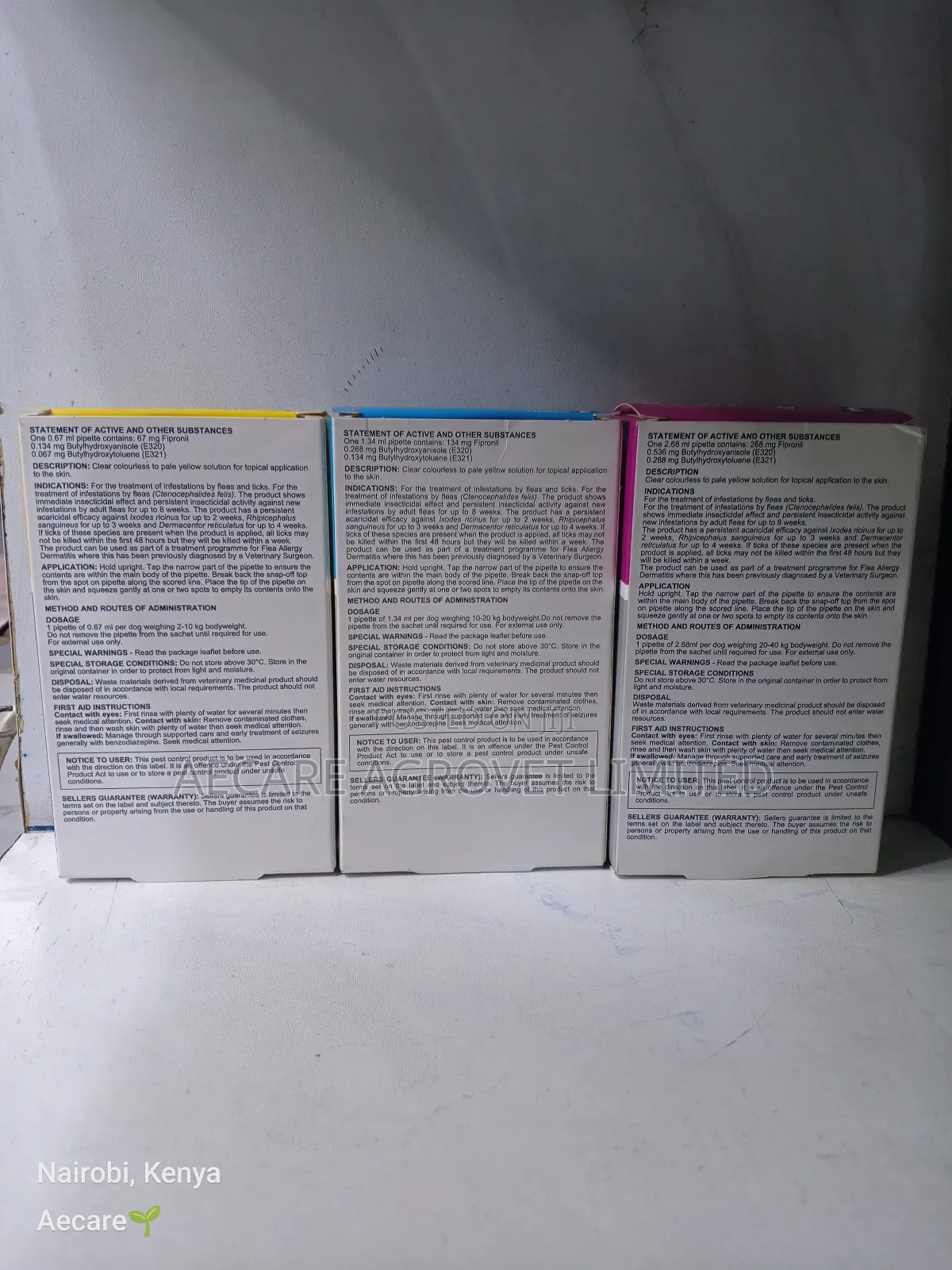 Pestigon Spot on - For Small, Medium and Large Dogs 67mg,134mg,268mg