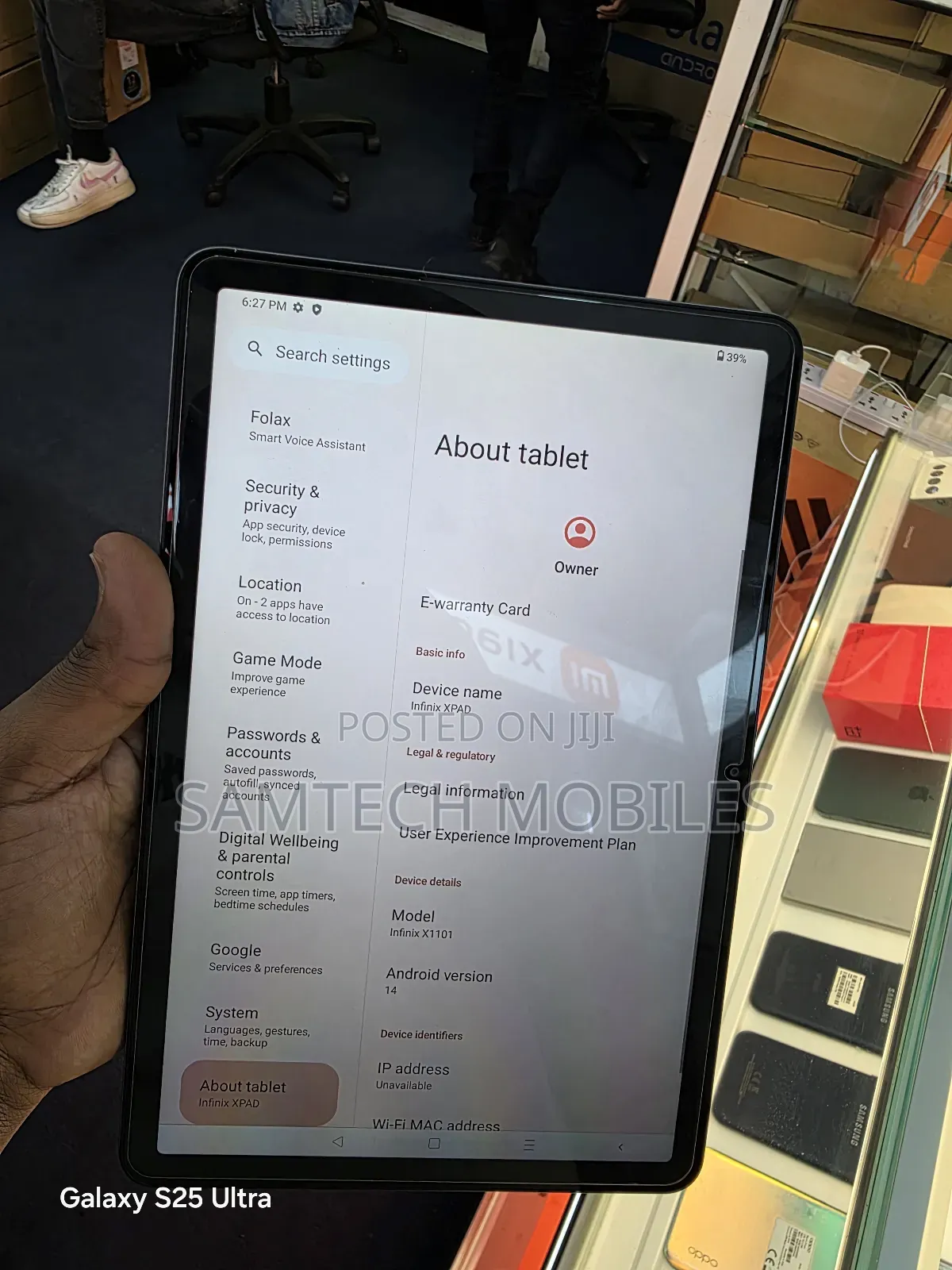 Infinix Xpad 256 GB Gray