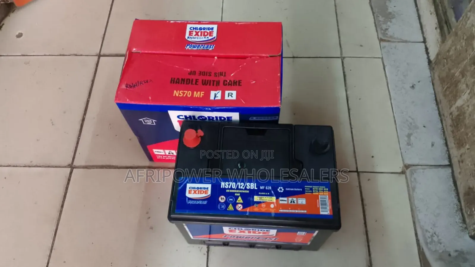 Chloride Power Last Ns70l Car Battery