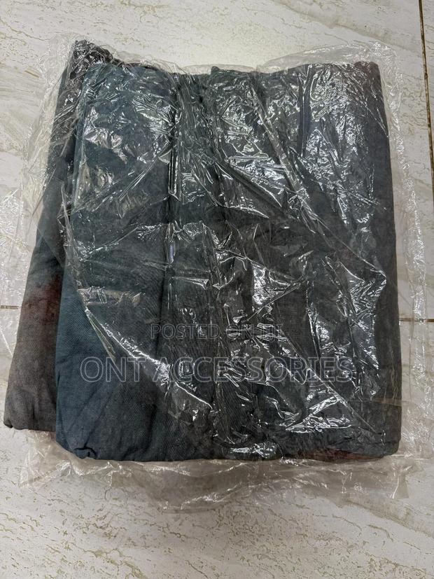 Gray Dark Blue Tie and Dye Muslin Backdrops
