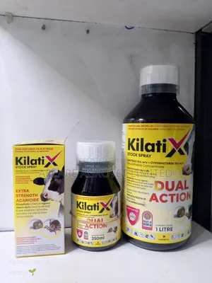Kilatix Stock Spray Acaricide 100ml, 250ml, 1litre