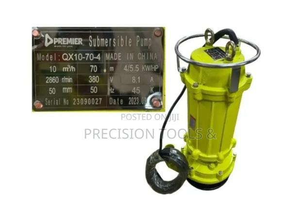 Premier 5.5hp Submersible/Mining Pump 70m/H 2" Outlet 3-Phase 