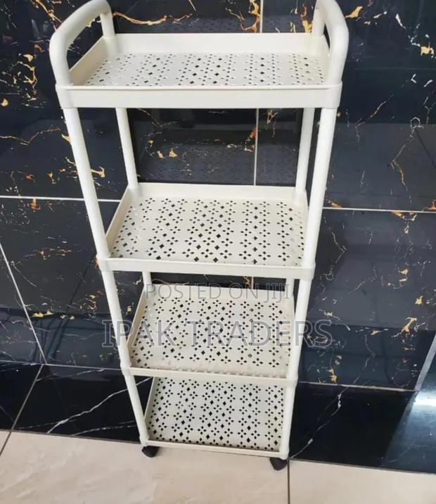 * Restocked 4 Tier Multifunctional Organiser Rack Hard Plastic*