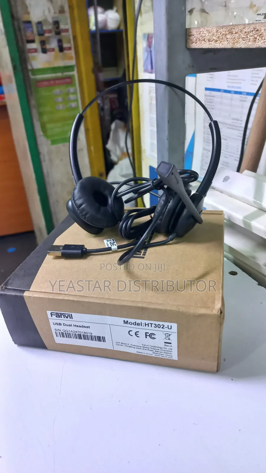 Fanvil Ht302-U Usb Daul Headset