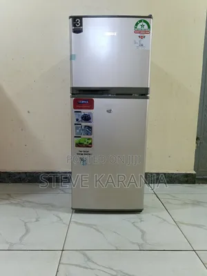 Fridge Double Door, Top Mount Big Freezer, 118l