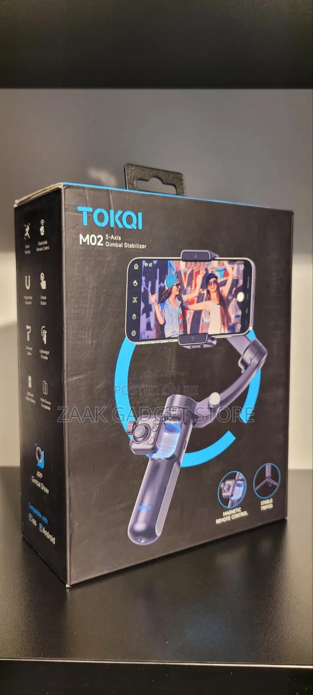 Tokqai 3 Axis Gimbal for Smartphone-M02