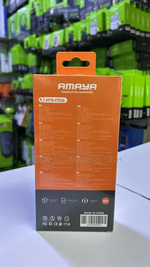 Amaya Apb‐Fd56 10000mah Fast Charge Power Bank With Led Display