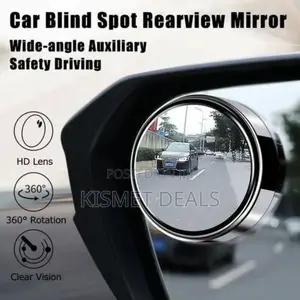 2 Pcs Blind Spot Mirrors, 360° Wide Angle Side Rear View Mirror